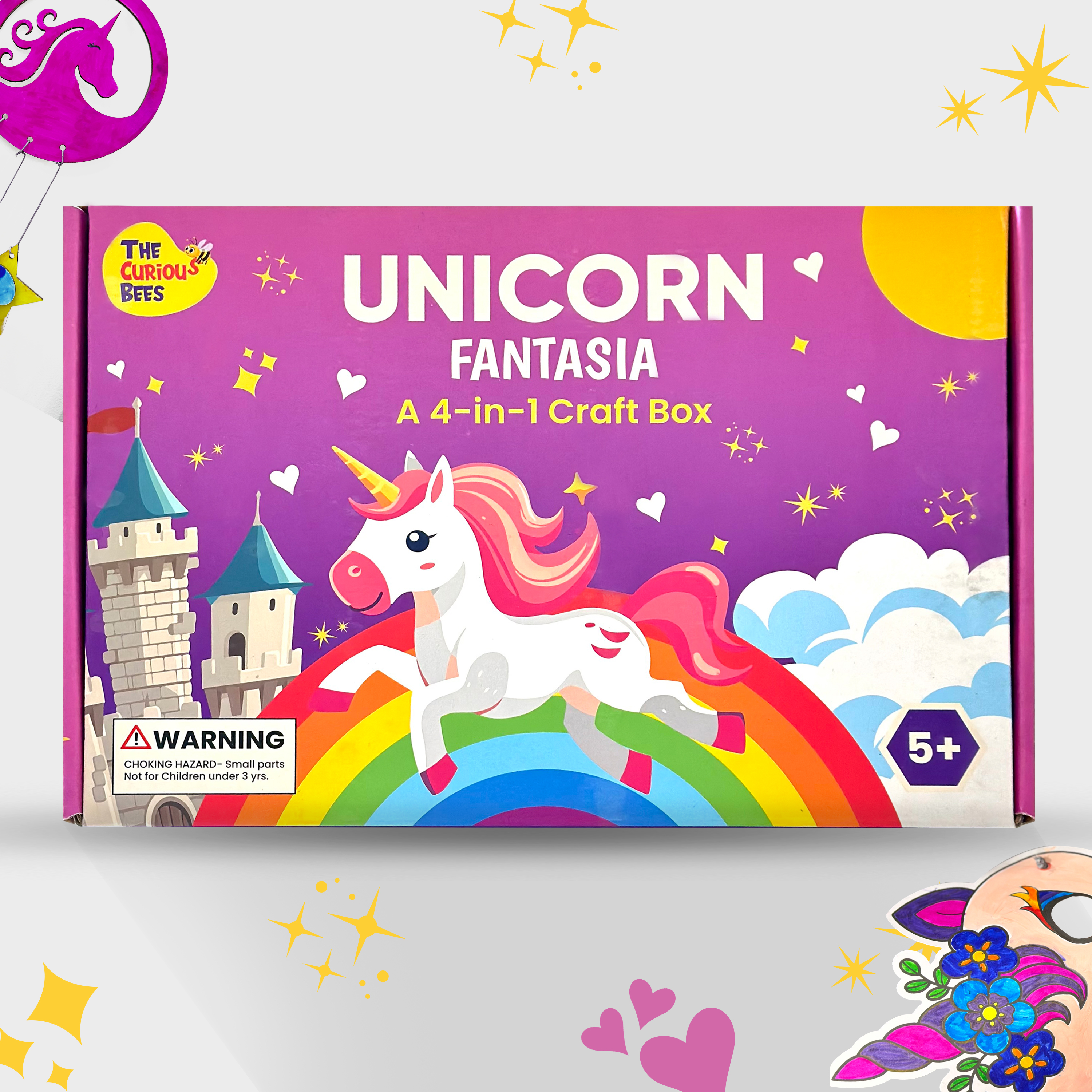 Unicorn Fantasia : A 4-in-1 Craft Box